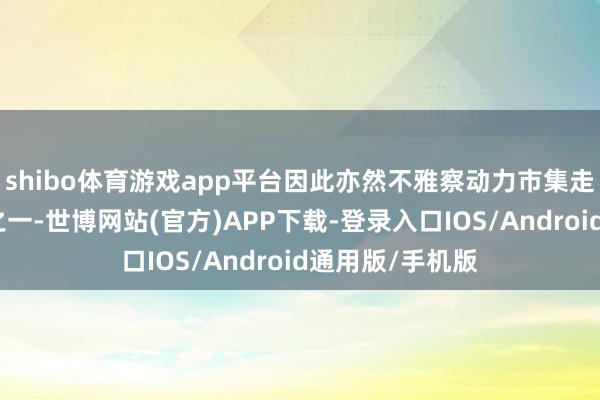 shibo体育游戏app平台因此亦然不雅察动力市集走势的可贵见识之一-世博网站(官方)APP下载-登录入口IOS/Android通用版/手机版