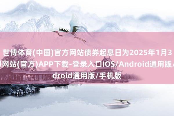 世博体育(中国)官方网站债券起息日为2025年1月3日-世博网站(官方)APP下载-登录入口IOS/Android通用版/手机版