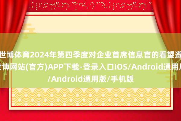 世博体育2024年第四季度对企业首席信息官的看望遵循标明-世博网站(官方)APP下载-登录入口IOS/Android通用版/手机版