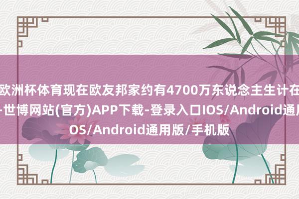 欧洲杯体育现在欧友邦家约有4700万东说念主生计在动力空泛中-世博网站(官方)APP下载-登录入口IOS/Android通用版/手机版
